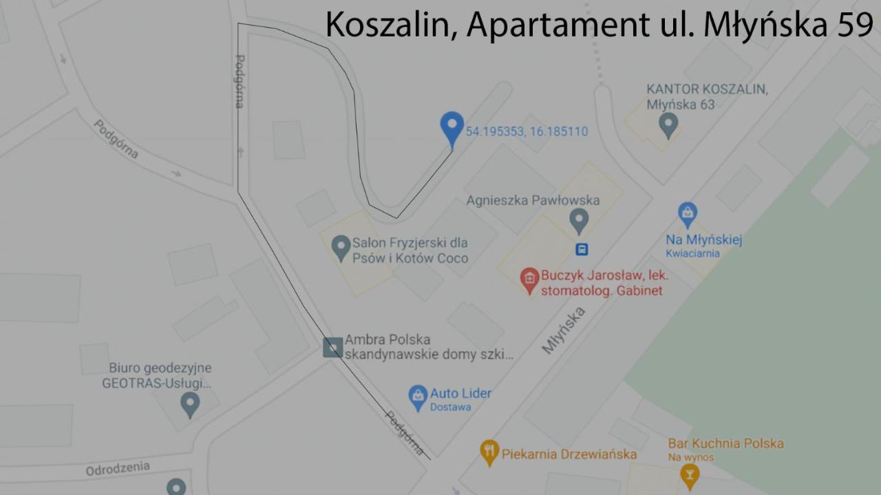 Apartament Mlynska 59 Apartment Koszalin Exterior foto